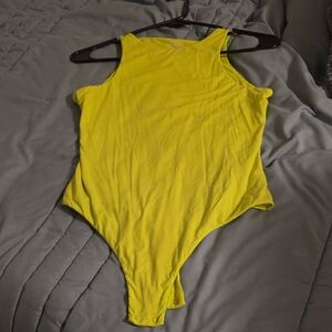 SKIMS Yellow Bodysuit One Piece